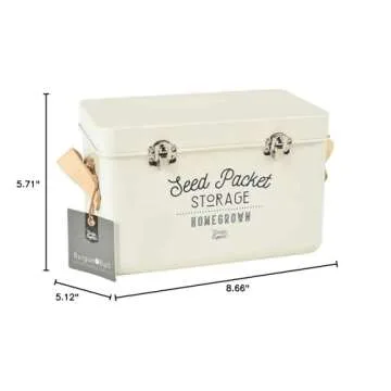 Stylish Burgon & Ball Seed Packet Storage Box Container