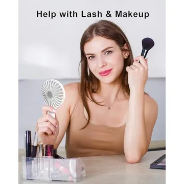 TriPole Handheld Mini Fan - Portable USB Rechargeable Cooler