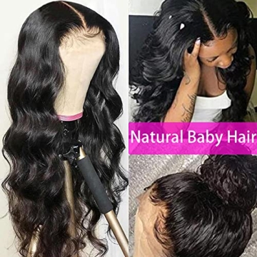Body Wave Lace Front Wigs 20 Inch 100% Virgin Hair for Black Women