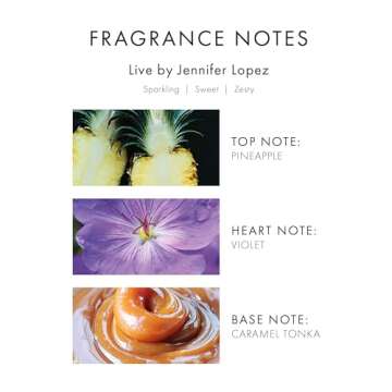 Jennifer Lopez Live By Jennifer Lopez For Women. Eau De Parfum Spray 3.4 Oz.