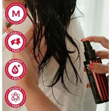 N+B Leave-In Conditioner & Detangler Spray | Curly, Straight, All Hair Types | Deep Moisturizer Repa...