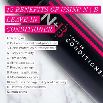 N+B Leave-In Conditioner Detangler Spray for All Hair Types
