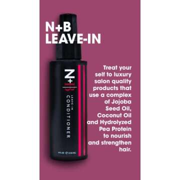 N+B Leave-In Conditioner Detangler Spray for All Hair Types