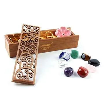 Chakra Stones Set -Reiki Healing Crystals for Healing, Meditation, Chakra Balance or Ritual (8 Pcs Set)
