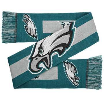 FOCO NFL Philadelphia Eagles - 2016 Big Logo Scarf, One Size Green