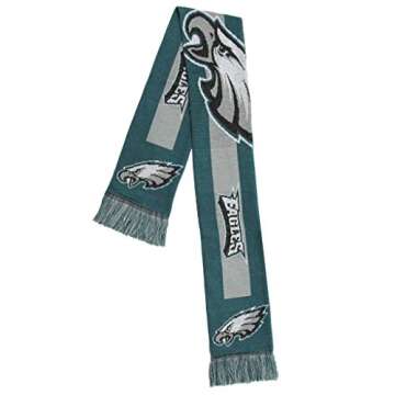 FOCO NFL Philadelphia Eagles - 2016 Big Logo Scarf, One Size Green