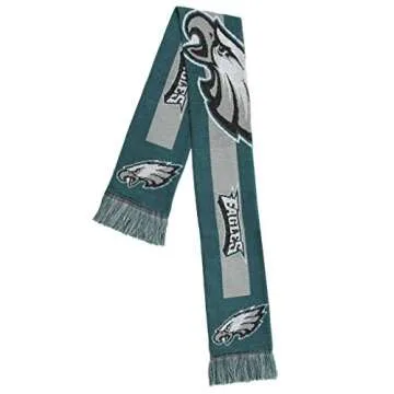 FOCO NFL Philadelphia Eagles Big Logo Scarf for Winter Wear