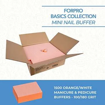 ForPro Mini Block Buffer, 100/180 Grit Disposable Buffers