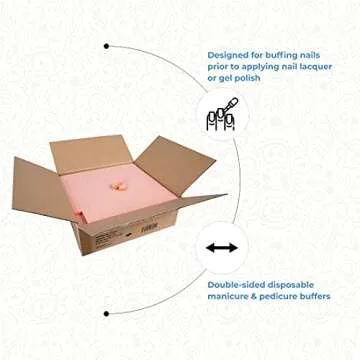 ForPro Mini Block Buffer, 100/180 Grit Disposable Buffers