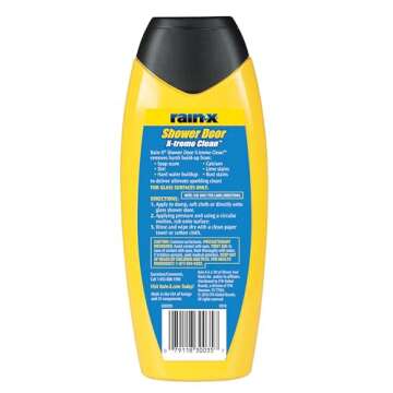 Rain-X 630035 X-Treme Clean Shower Door Cleaner, 12 Fl. Oz, Formulated To Clean Glass Shower Doors -...