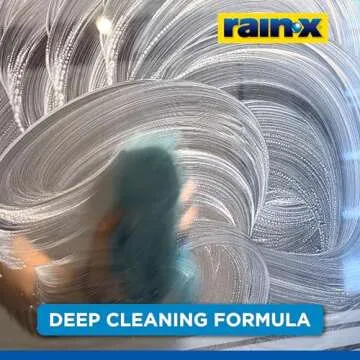 Rain-X 630035 X-Treme Clean Shower Door Cleaner, 12 Fl. Oz, Formulated To Clean Glass Shower Doors - Easy To Use, Removes Soap Scum, Dirt, Hard Water Build-up, Calcium, Lime Stains And Rust Stains