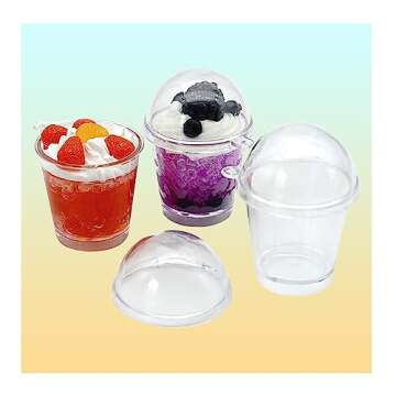 KOOBOOK Mini Frappuccino Cups for DIY Crafting Fun