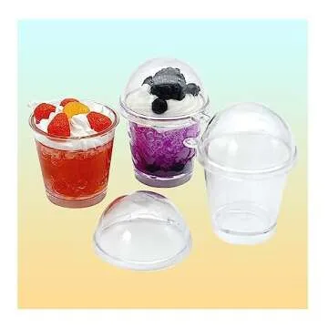 KOOBOOK Mini Frappuccino Cups for DIY Crafting Fun