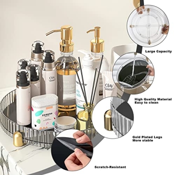 360° Rotating Makeup Organizer for Trendy Storage Solutions
