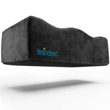 YESINDEED The Original Brazilian Butt Lift Pillow – Dr. Approved for Post Surgery Recovery Seat – BBL Foam Pillow + Cover Bag Firm Support Cushion Butt Support Technology…