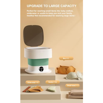 Mini Portable Washing Machine - 13L Capacity Washer