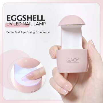 GAOY Mini UV Nail Light - Fast Curing Solution