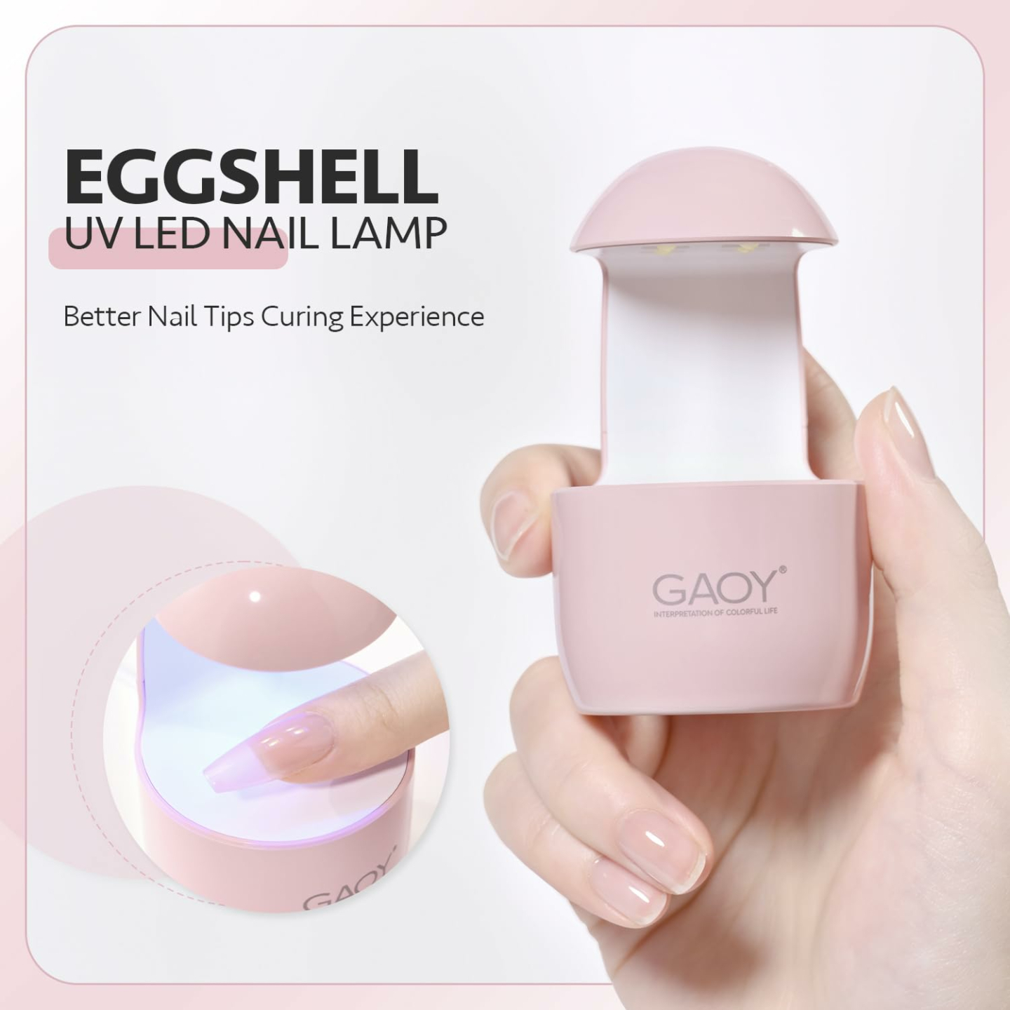 GAOY Mini UV Nail Light - Fast Curing Solution
