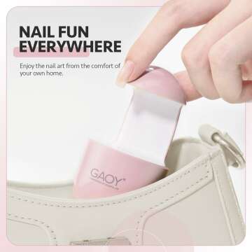 GAOY Mini UV Nail Light - Fast Curing Solution