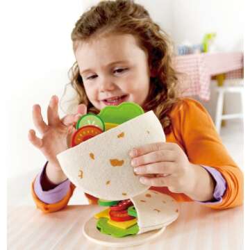 Hape Pita Pocket Play Kitchen: Fun Healthy Cooking Set