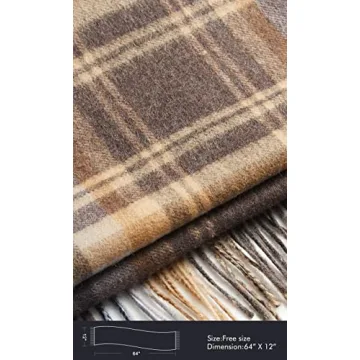 EURKEA Cashmere Wool Winter Scarf for Women, Stylish Comfort