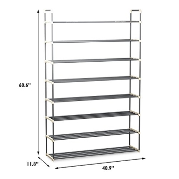 8-Tier Shoe Organizer for Closet and Entryway Storage