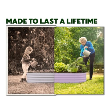 Galvanized Raised Garden Beds for Vegetables and Flowers