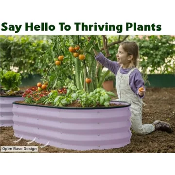 Galvanized Raised Garden Beds for Vegetables and Flowers