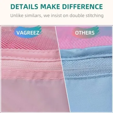 VAGREEZ Travel Packing Cubes Set for Efficient Organization