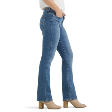 Lee Women's Ultra Lux Comfort Bootcut Jean - Majestic 10 Short