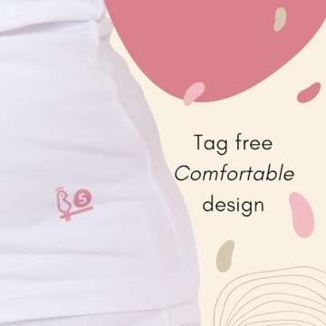 Feathers Girls Solid White Tagless Cami Super Soft Undershirts (3/Pack) 12 yrs, White