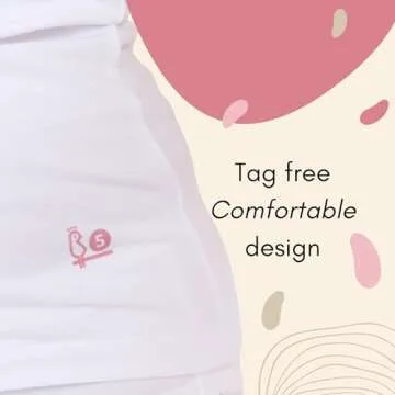 Feathers Girls Solid White Tagless Cami Super Soft Undershirts (3/Pack) 12 yrs, White