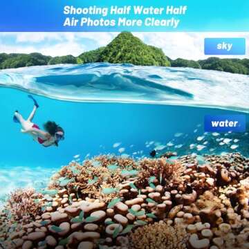 Dome Port for GoPro Hero 12 11 10 9 Black,Waterproof Housing Case Compatible with GoPro Hero 9 10 11 12 Underwater Protective Diving Dome GoPro Lens Accessories with Trigge Pistol an-ti Fog Insert