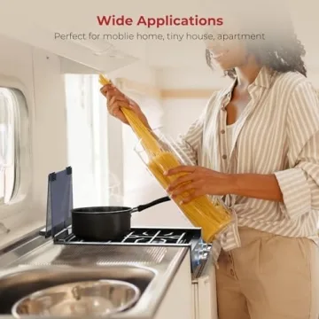 CAMPLUX RV Cooktop - 2 Burner Propane Stove