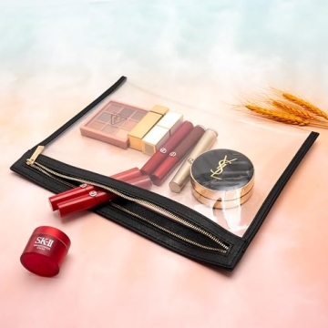 Aveniee Clear Makeup Bags - Stylish TSA Approved Travel Pouches