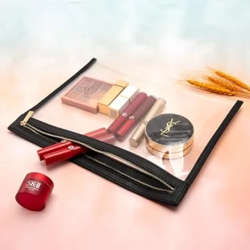 Aveniee Clear Makeup Bags - Stylish TSA Approved Travel Pouches