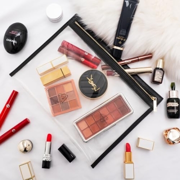 Aveniee Clear Makeup Bags - Stylish TSA Approved Travel Pouches