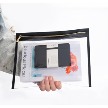Aveniee Clear Makeup Bags - Stylish TSA Approved Travel Pouches
