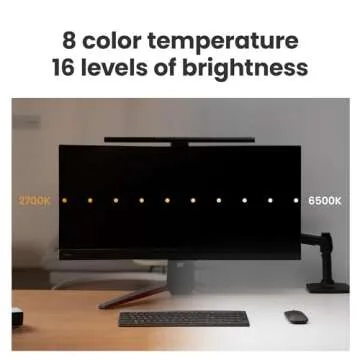BenQ ScreenBar Pro - LED Monitor Light for Workspace