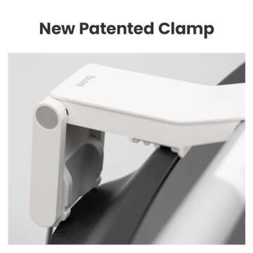 BenQ ScreenBar Pro LED Monitor Light (Black)/Ultrawide Illumination/Motion Sensor/Adjustable Brightness and Color Temperature/Eye-Care Light Bar/No Screen Glare/Space Saving/Curved Monitors/USB-C