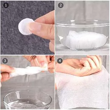 Colacoo 100PCS Compressed Face Towels, Portable Compressed Towel Tablets, Cotton Disposable Face Towel Coin Tissues, Mini Compressed Towels for Travel Camping (Pink)