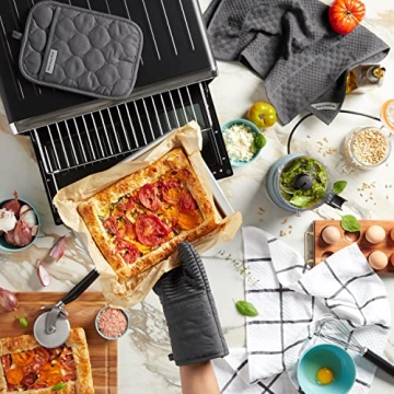 KitchenAid Quilted Oven Mitt and Pot Holder Set Heat Resistant