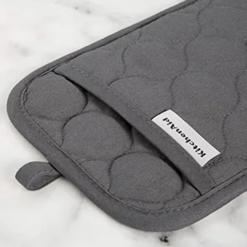 KitchenAid Quilted Oven Mitt and Pot Holder Set Heat Resistant