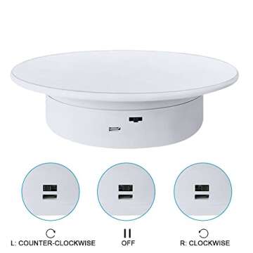 Cexus 360 Electric Turntable for Product Display