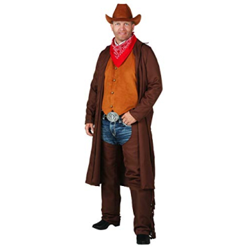 Authentic Plus Size Adult Wild West Cowboy Costume 2X - Complete Set