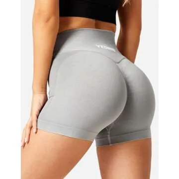 YEOREO Scrunch Butt Lifting Workout Shorts for Women