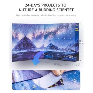 Japace Science Advent Calendar for Kids - 24 Experiments