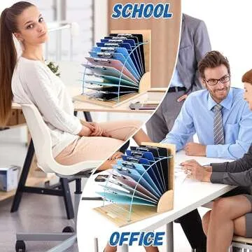 GKOKG 2Pack Clipboard Holder Organizer for Home Office