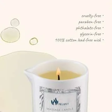 MELONY Lavender Massage Candle | Relaxing Wellness Gift