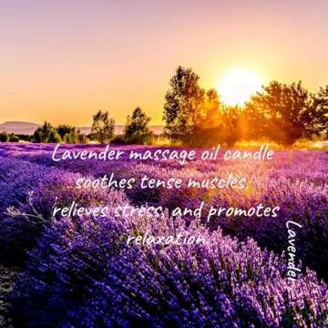 MELONY Lavender Massage Candle | Relaxing Wellness Gift